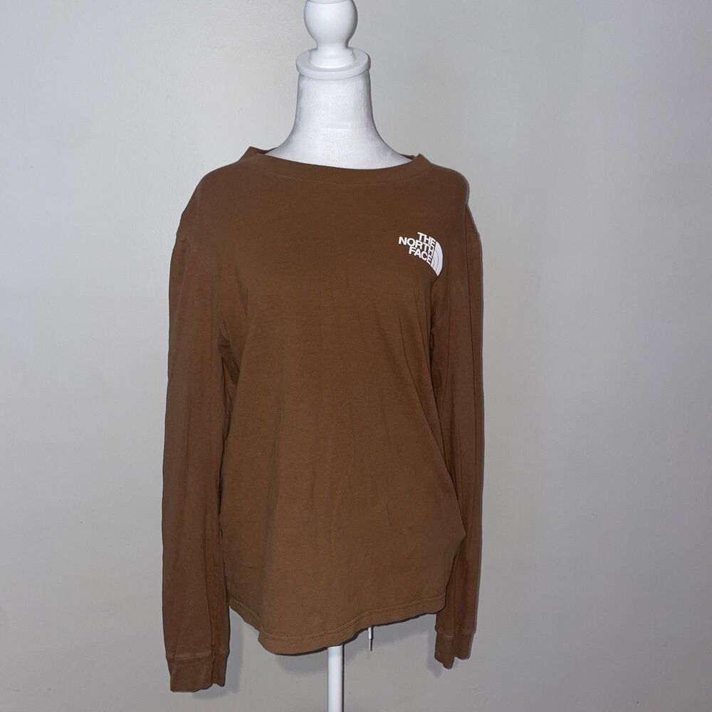 The North Face NSE Box Long Sleeve Tee Mens S Brown